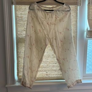 Dosa silk print pant. Size 2